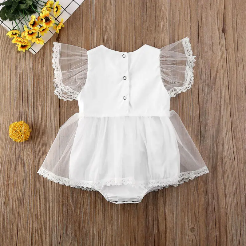 

Summer Newborn Baby Girl Clothes Lace Dress Bodysuit Jumpsuit Outfits 2020 New Fashion Baby Clothing