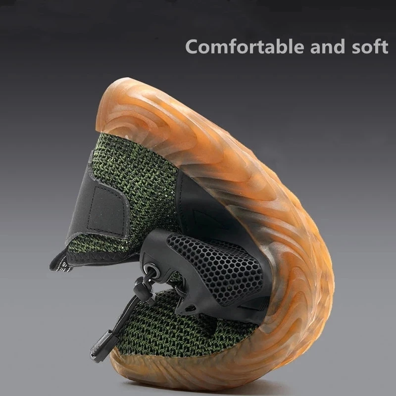 

New Dropshipping Indestructible Ryder Shoes Men And Women Steel Toe Air Safety Boots Puncture-Proof Work Sneakers Shoes 36-48