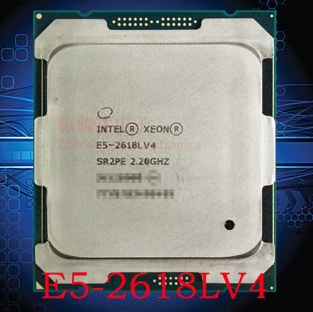 

Intel Xeon E5-2618L v4 CPU 2.2GHz L3-25MB 10 Core 20 Thread LGA 2011-v3 Server CPU E5-2618LV4 Processor