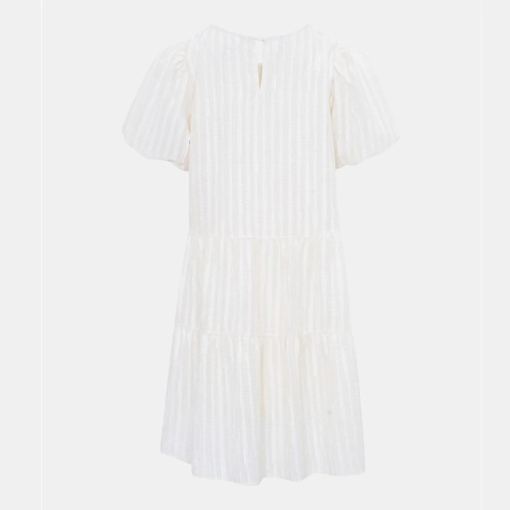 

2021 New Arrival Women Mid-length Elegant Drawstring French Dress White Dresses For Girls