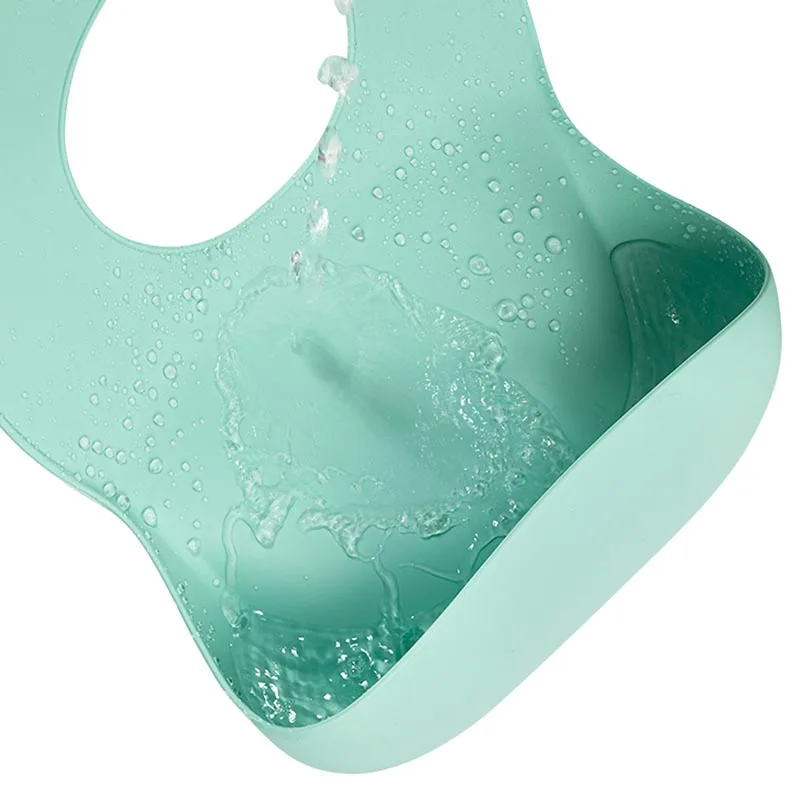 

TYRY.HU 3Pc/Set Baby Silicone Bib Feeding Bowl Spoon Set Tableware Waterproof Non-slip BPA Free Portable Children Tableware