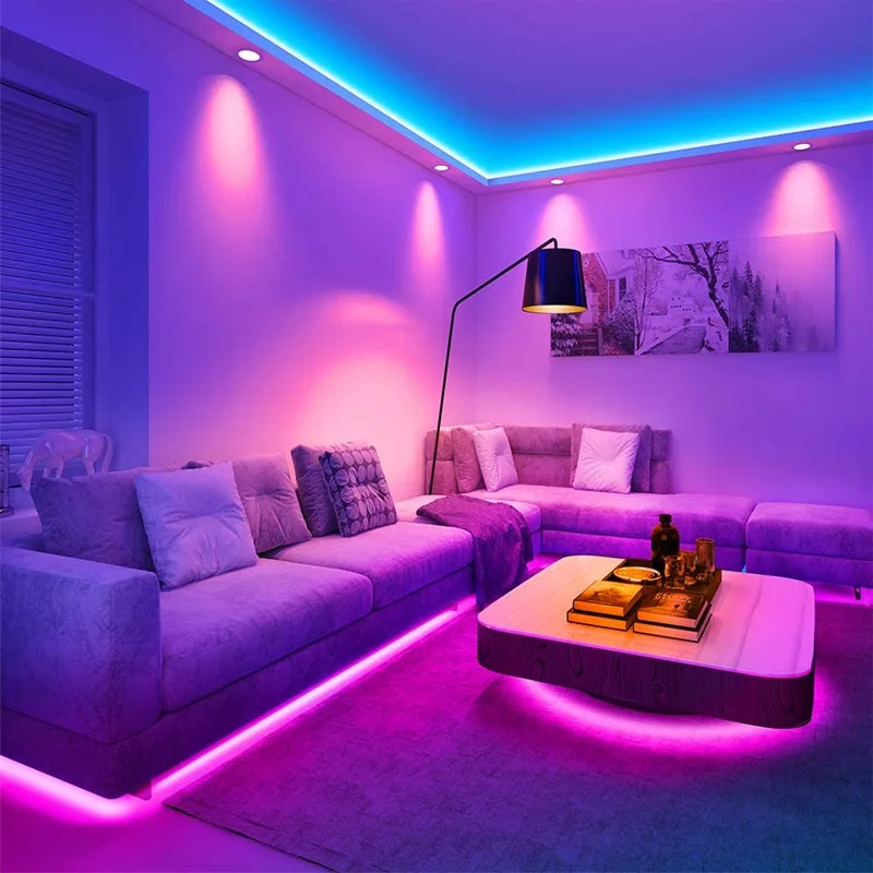 

RGB LED Strip 5M 10M 15M SMD 5050 2835 Waterproof DC12V Light Smart Wifi Connector Flexible Diode Tape Ribbon Home Decoration
