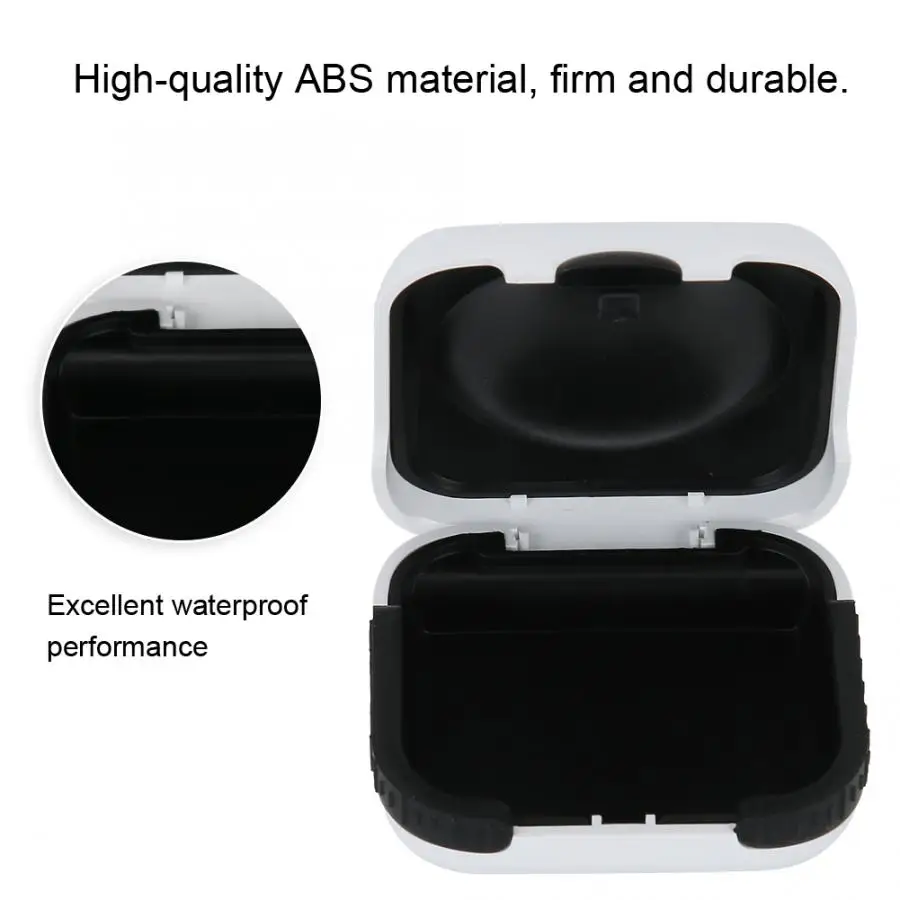 

Portable Hearing Aid Case Compact Sturdy Storage Box Holder Organizer Waterproof Case Protect Storage Box Protect Hearing Aids