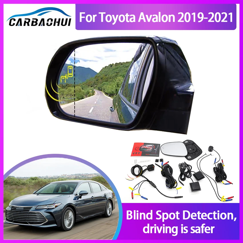 

Для Toyota Avalon 2019-2021 BSM BSD система мониторинга слепых зон 24 ГГц миллиметр волны радар Датчик Зеркало Светодиодная лампа предупреждение