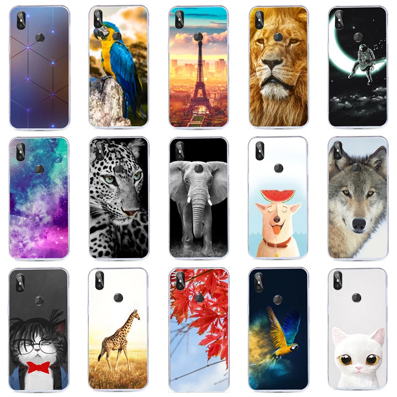 Чехол J & R для BQ 5730L Magic C мягкий силиконовый чехол цветной с принтом Coque Funda|Бамперы|