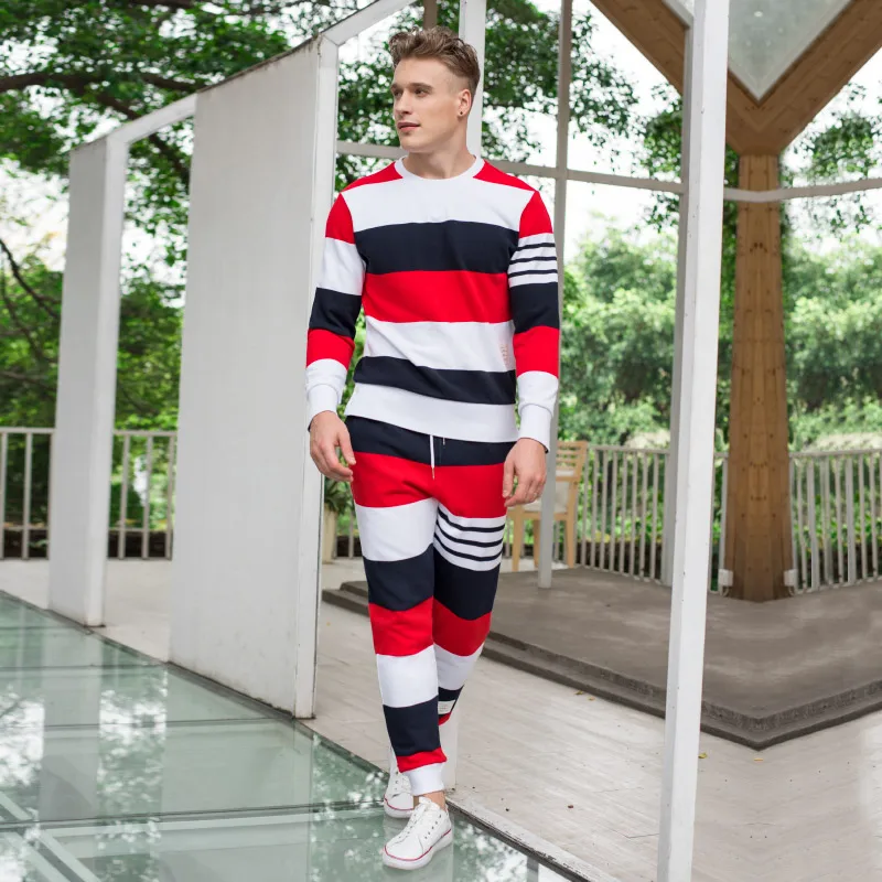 Модная брендовая Весенняя Лоскутная одежда TB THOM хлопковая куртка мужские