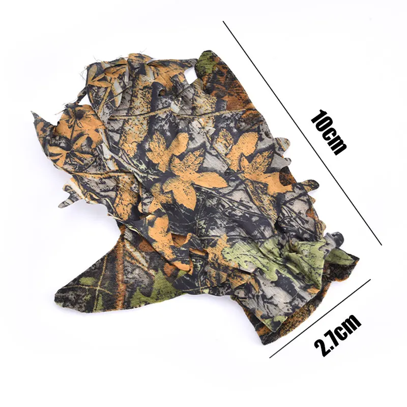 

3D Camo Gloves Comfortable Non-slip Durable 3D Leaf Gloves For Paintball Good Concealment Effect Hunting Bird Watching