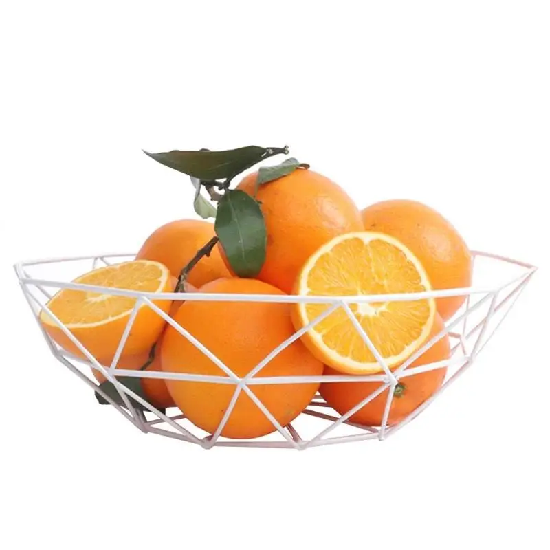 Скандинавское кованое железо геометрическая форма пустотелая корзина для