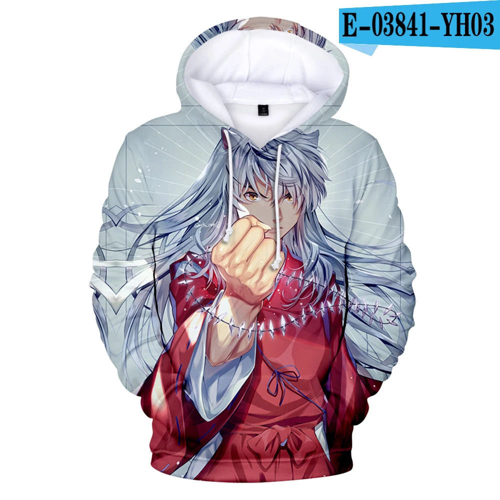 3D Горячая Распродажа 3D Аниме толстовки Inuyasha героев из мультфильмов аниме манга Inuyasha Толстовка Для мужчин/wo Для мужчин и детей с длинными рукавами для мальчиков и девочек прикольная верхняя одежда - Цвет: 3D
