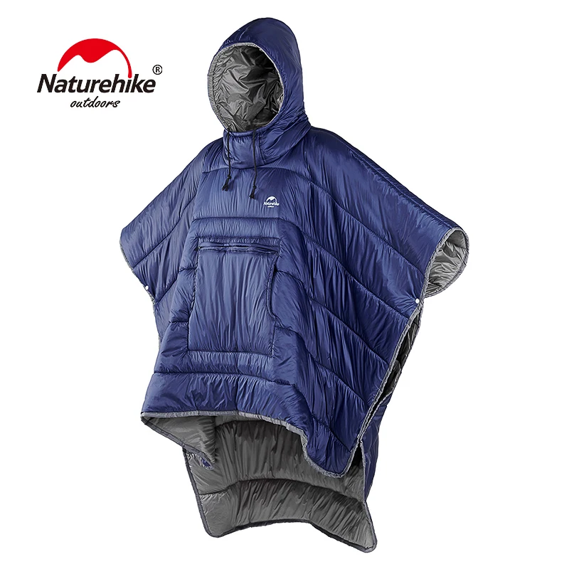 

Naturehike Water-Resistant Cotton Camping Sleeping Bag Cloak Style Lazy Cape Sleeping Bags Breathable Winter Poncho