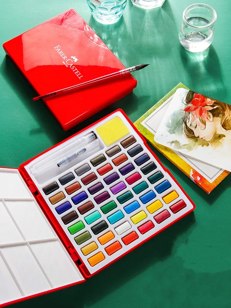 24/36/48 цветные Раскрашенные вручную однотонные акварельные краски в наборе/Набор