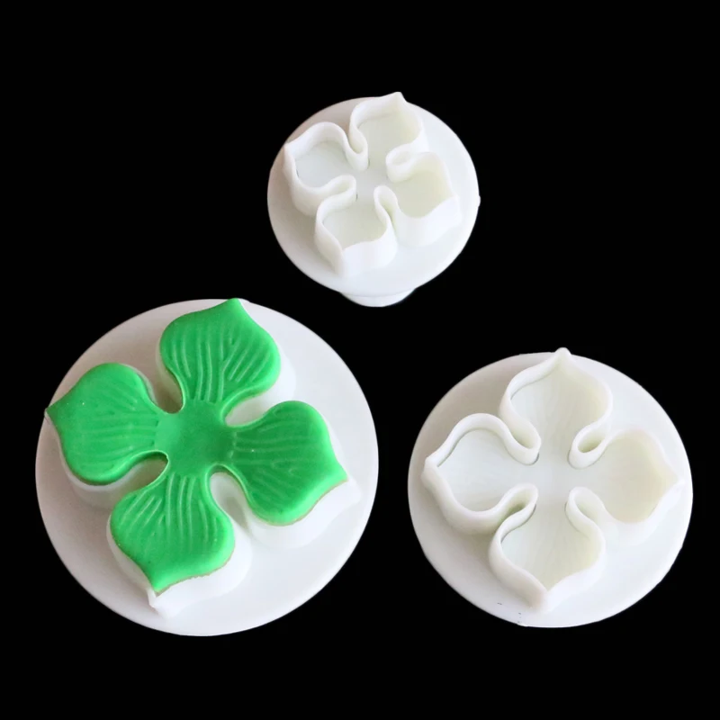 3 шт./компл. Гортензия Laurustinus резинка с цветком для пасты печенья резаки форма