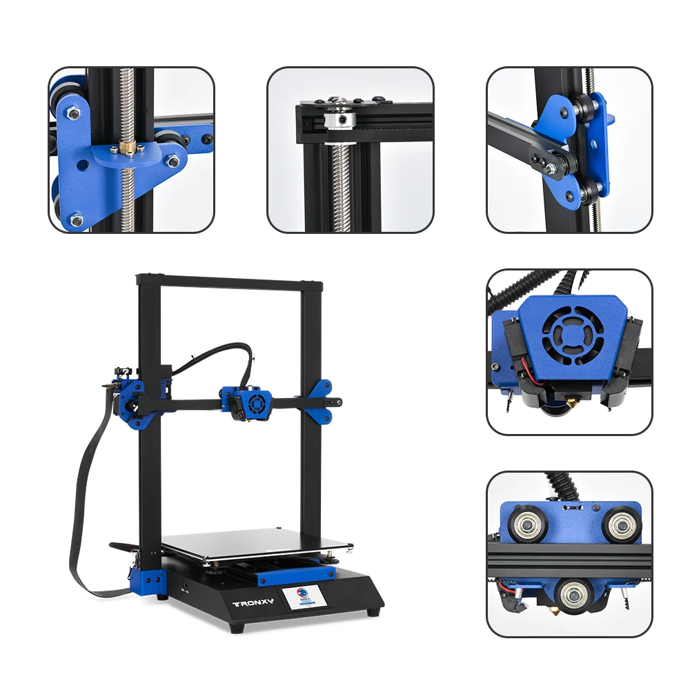 Resume Power Ultra-quiet Double Z Motor Quiet drive mainboard Glass Plate 300*300mm impressora 3d Printer Diy Kits XY-3 PRO