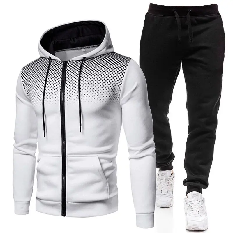 

New casual sports autumn and winter men's hoodie + pants Harajuku sports suit casual sports shirt track suit 2021