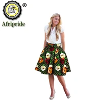 african skirts for women print a line skirt pockets fashion summer wear dashiki print floral high waist pleated skirt s2027008
