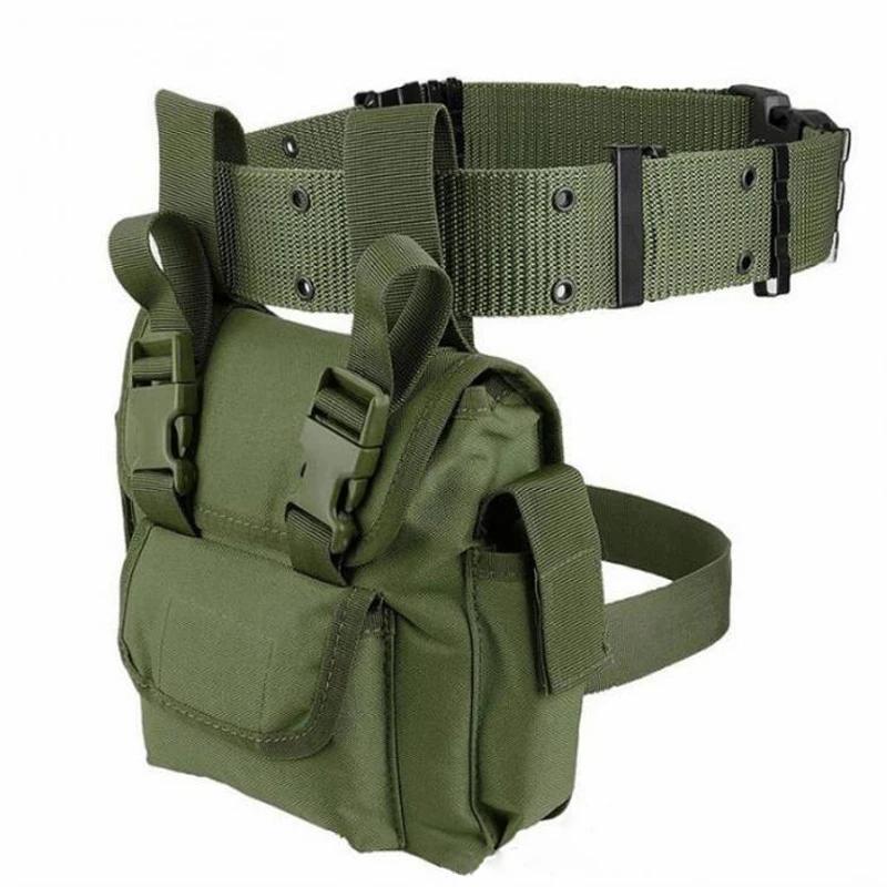 BC Tactical Drop Leg Pack Waist Bag Waterproof Quick Release Utility Pouch Military Tool Pack Hunting Hiking
