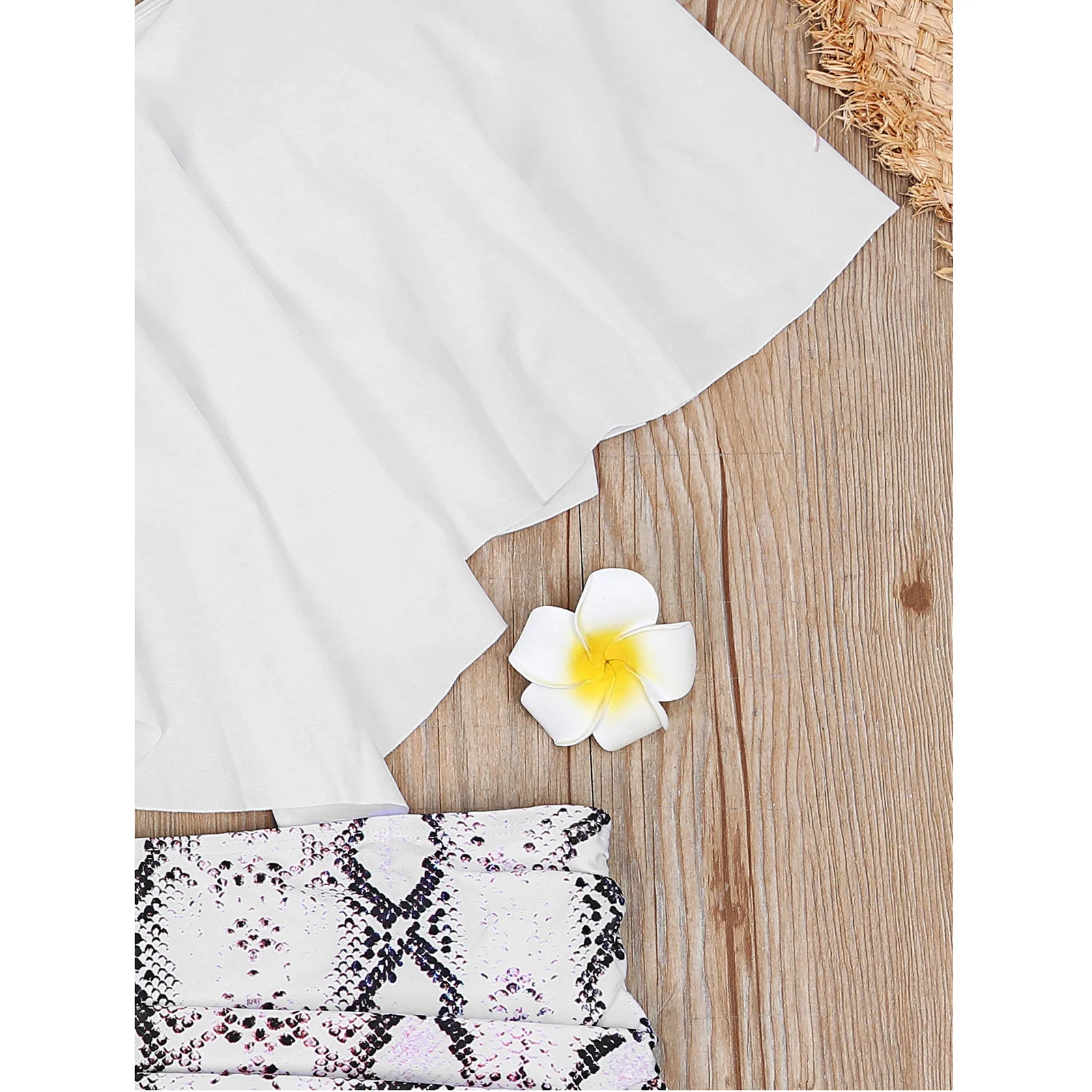 

Ladies Swimwear High-waist Bikini Sets Women Floppy Printed High Waist Split Bikini Swimwear Beachwear Swimsuit Sexy Bikini