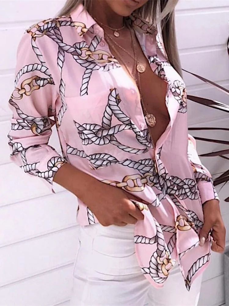 Женская Осенняя элегантная Базовая Блузка женская Стильная Повседневная блузка