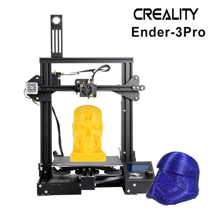 Ender-3 pro CREALITY 3D Ender-3 PRO 3d принтер Модернизированный магнит строение пластины обновление отключение питания печать DIY комплект MeanWell источник питания - Цвет: Ender-3 pro