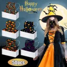 50 шт., одноразовые маски для лица с рисунком