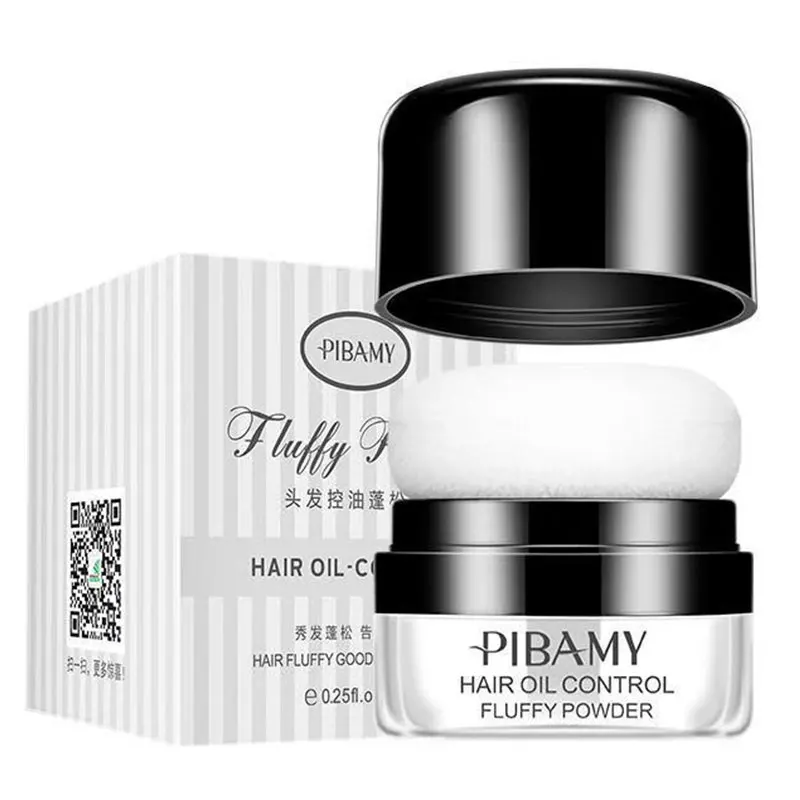 Пушистая пудра для укладки волос не стирающаяся маслопоглощающая жирная