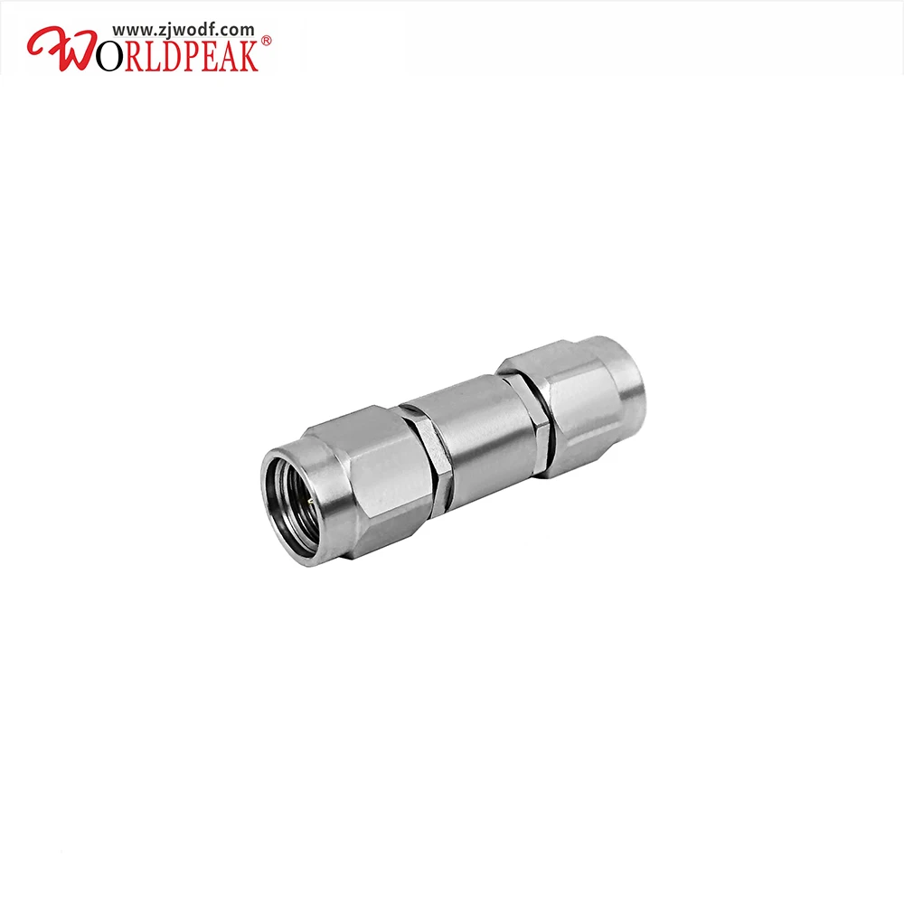 Free Shipping Stainless Steel 5G Millimeter Wave High Frequency 2.4mm male to 2.92mm male connector adapter