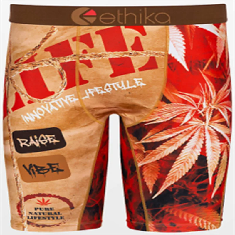 

Модные боксеры Ethika, мягкие и дышащие повседневные персонализированные шорты-боксеры с мультяшным рисунком, лето 2021
