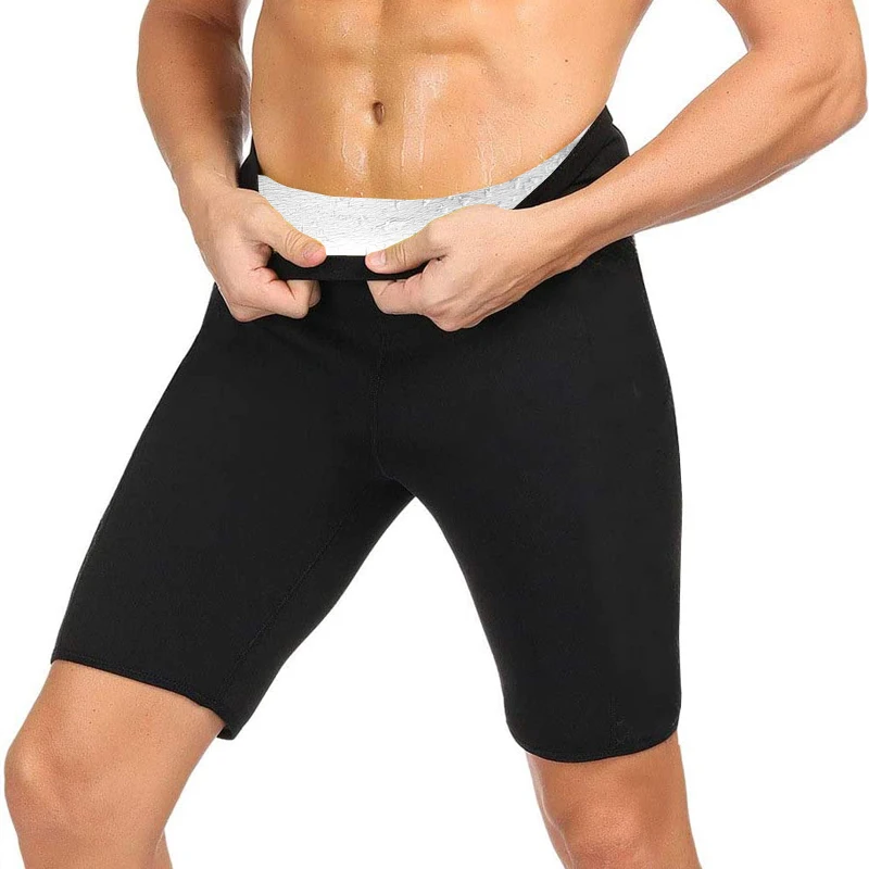 Мужские шорты для похудения на животе Утягивающее нижнее белье бесшовное штаны