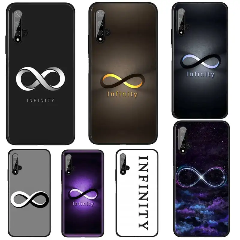 

INFINITY Phone Case For Huawei Honor Y 7 2019 6p 8s 20 30 Pro 9 S Psmart V30 Pro Honor8 9 10 Lite Simple