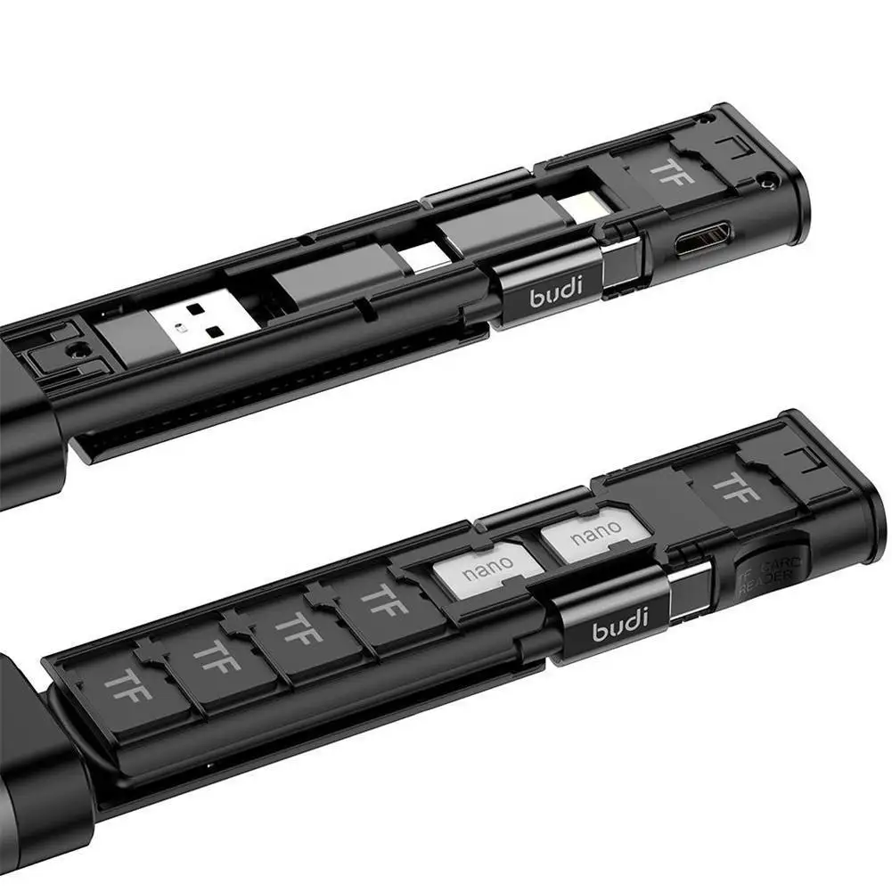 BUDI Multi-function Data Cable Stick USB C B To Micro USB Adapter Conversion Head Universal Universal Portable Storage william wilson holographic data storage from theory to practical systems