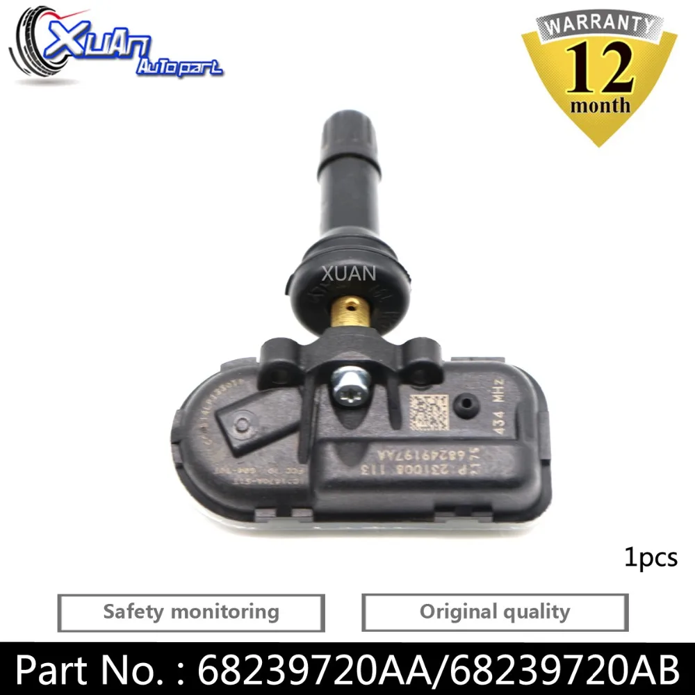 XUAN, 1 шт., датчик давления в шинах, TPMS 68239720AA для- Jeep Cherokee Dodge Ram 1500 2500 68239720AB