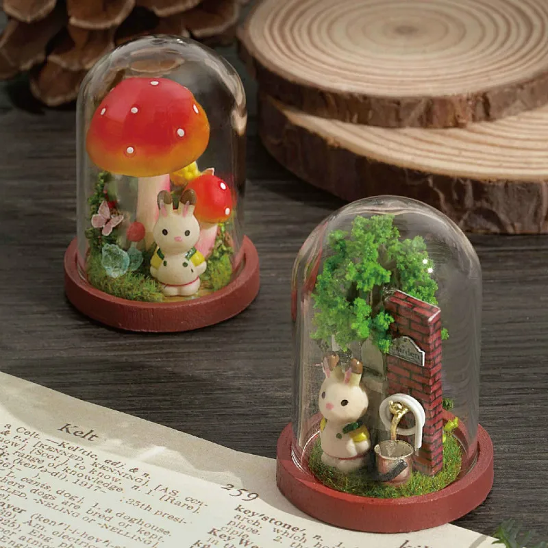 DIY Дом мини маленький мир детская Интерактивная ручная сборка игрушка модель