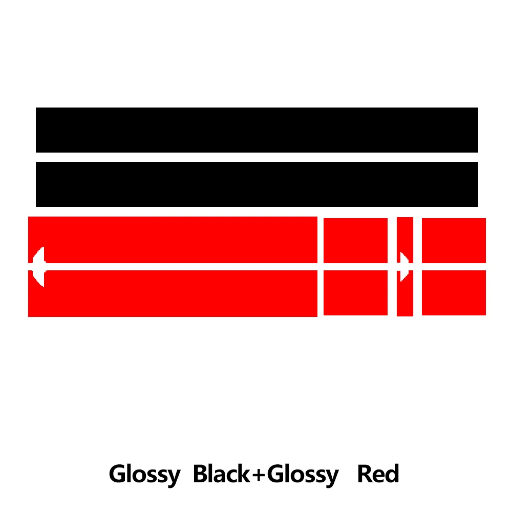 KK black KK red Наклейка на капот автомобиля капот полосы крыши задняя крышка двигателя стикер для мини-купе R58 Cooper S JCW Джон Купер работает аксессуары - Название цвета: KK black KK red