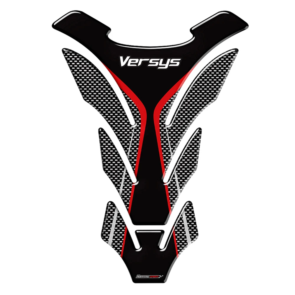

For Kawasaki Versys 650 1000 X300 Versys-X Tankpad 3D Rubber Sticker Motorcycle Fuel Tank Pad Protection Decal Sticker