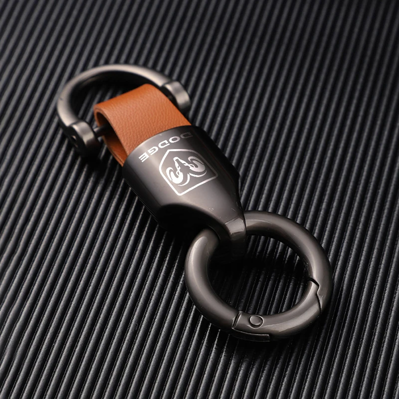 emblems Men's gifts car accessories for Dodge Challenger Avenger SXT Caliber RAM key chain Car Interior Decoration Car Keychain