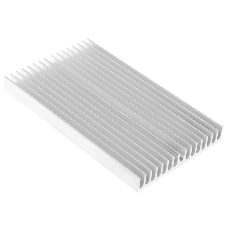 

K3NB 1 PC 100*60*10mm Aluminum Heat Sink DIY Cooler For IC Chip LED Power Transistor