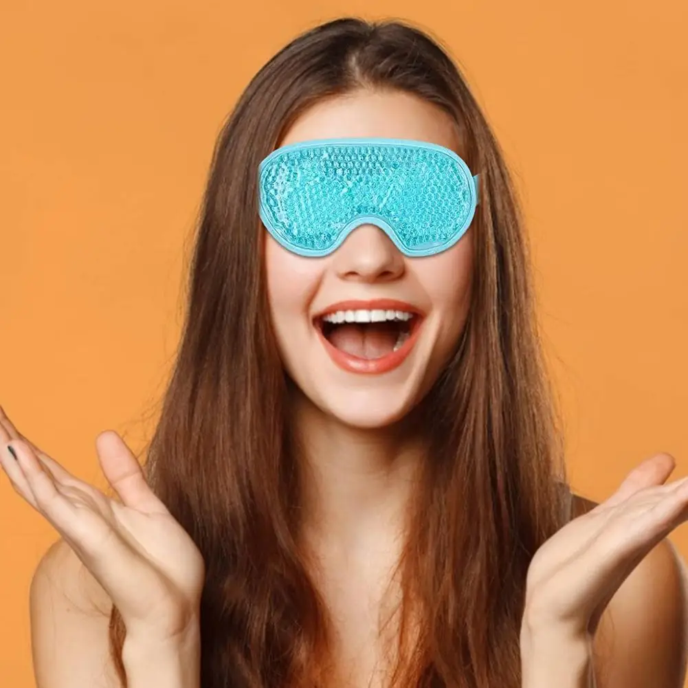 Гелевая охлаждающая маска для глаз холодный пакет сна горячий ice | Красота и