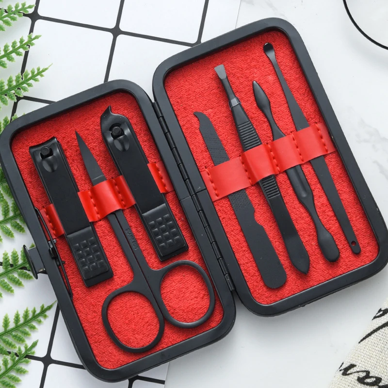 7 шт./компл. маникюрные машинки для ногтей набор педикюра портативная дорожная