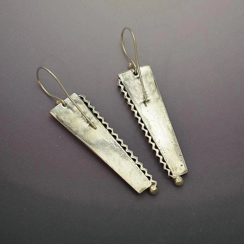 Длинные красочные серьги в стиле бохо с кристаллами для женщин металлические