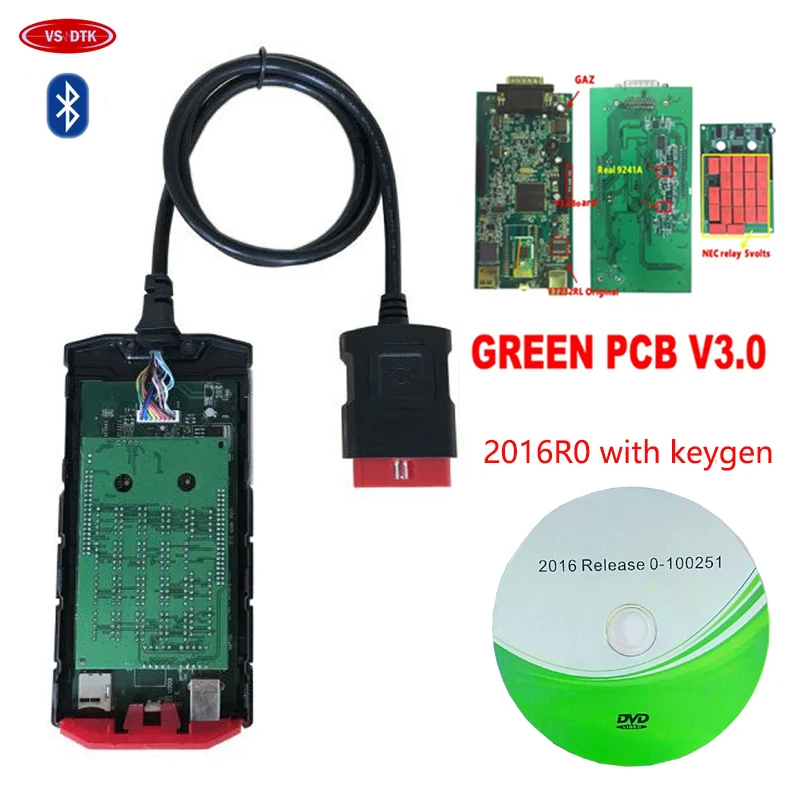 Для Delphis VD DS150E CDP V3.0 реле Bluetooth 2015R3 keygen OBD OBD2 диагностический инструмент для