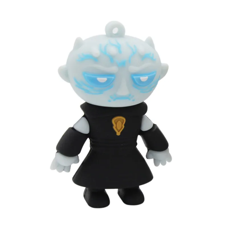 Белый BiNFUL JASTER Cartoon USB 2.0 Right-wing Game Series Flash Drive Yaoh Danielis Tilion Jon Snow pen Drive 4GB 16GB 32GB 64GB USB - Цвет: Белый