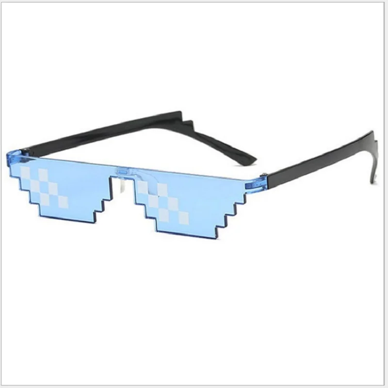 Очки мужские/женские/мужские 8 бит кодирование пикселей | Тематическая одежда и