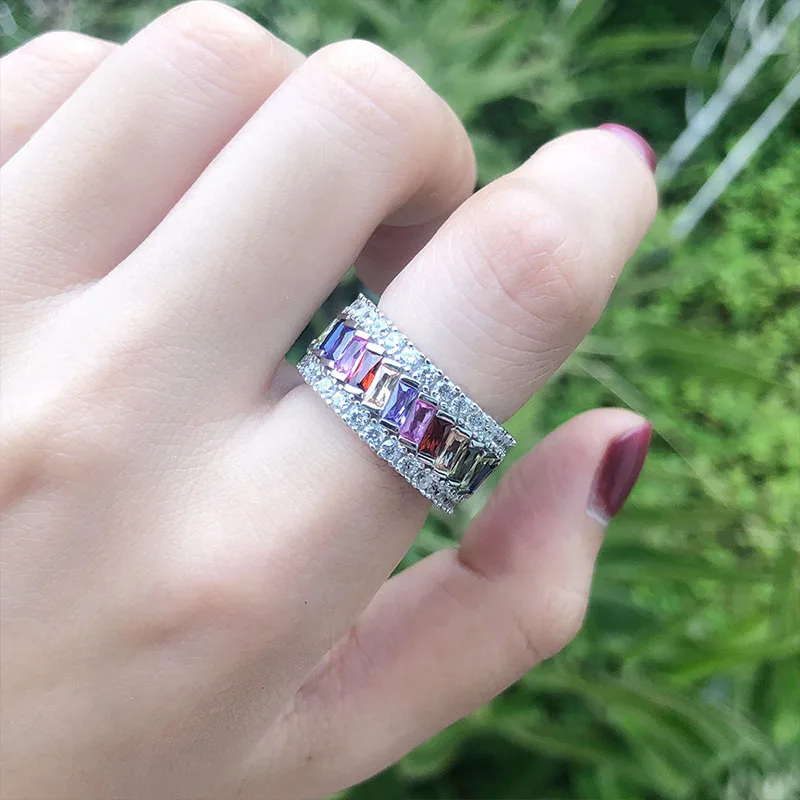 Забавный креативный светильник роскошное кольцо темперамент ТРАПЕЦИЕВИДНОЕ