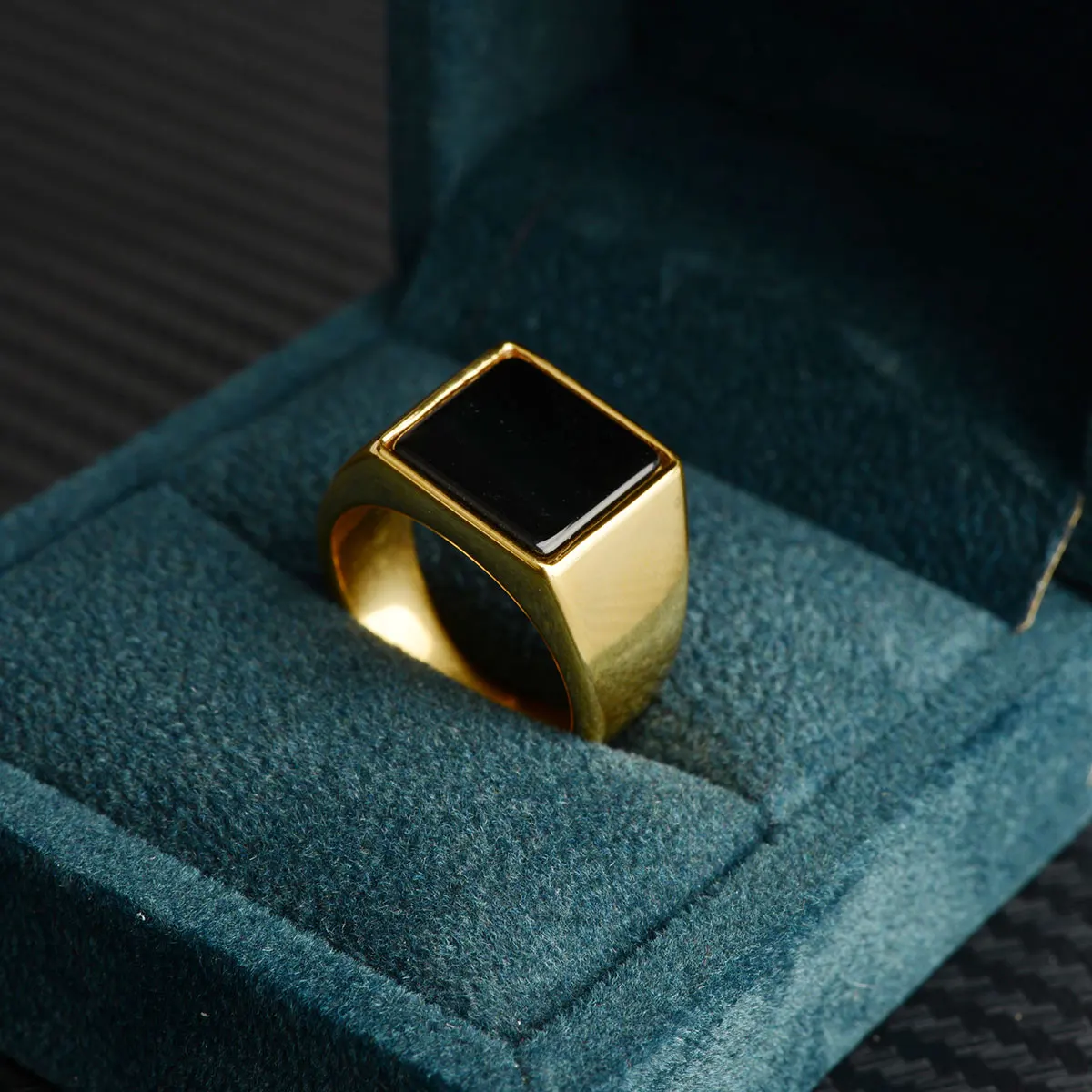 Модное простое Европейское и американское мужское кольцо из титановой стали с