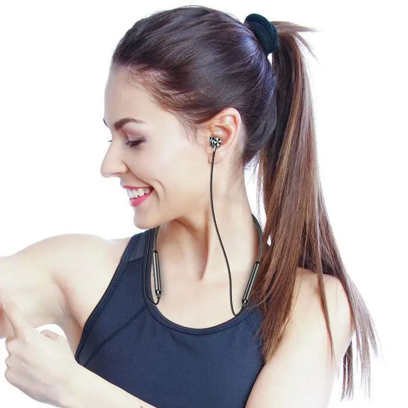 Neckband Bluetooth Headphones Stereo Headset Wireless Earphone Sports Earbuds With Mic for universal all mobile phones | Электроника