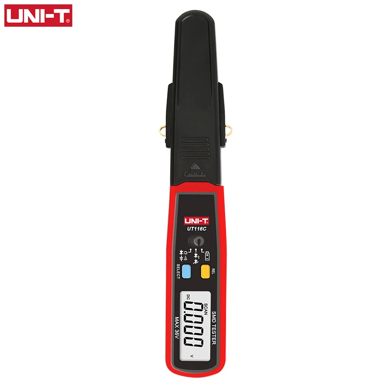 UNI-T UT116C SMD тестер 36 В измерение напряжения аккумулятора поворотный пинцет