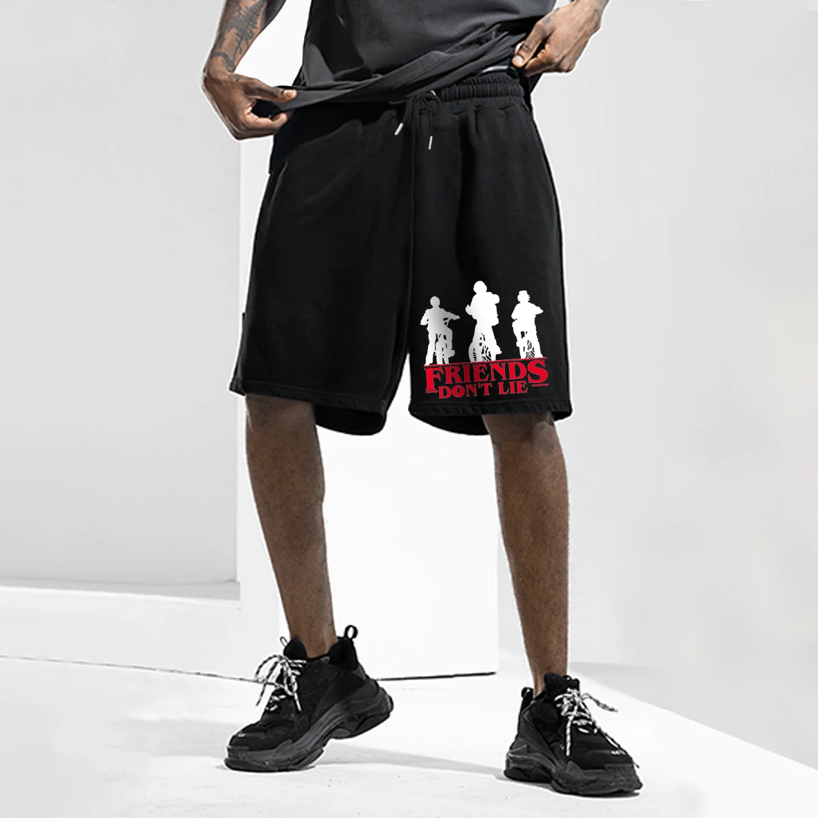 

Stranger Things Men's Shorts Summer 2021 Outdoor Running Sports Shorts Men's Fitness Basketball Training Casual Five-Point Pants