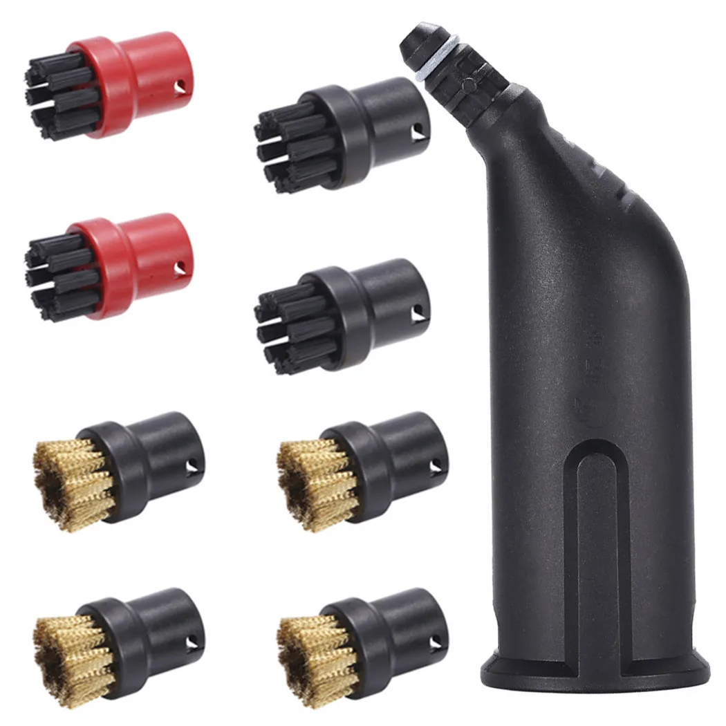 

9pcs/set Turbo Jet Nozzle+Brush Nozzles Replacement Kit For KARCHER SC1 SC2 SC3 SC4 SC5 Steam Cleaner Cleaning Tool Kit
