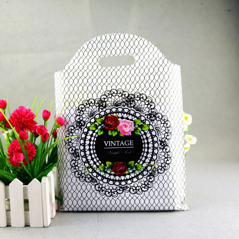 Декоративная Подарочная одежда косметический принт логотип пластиковая сумка