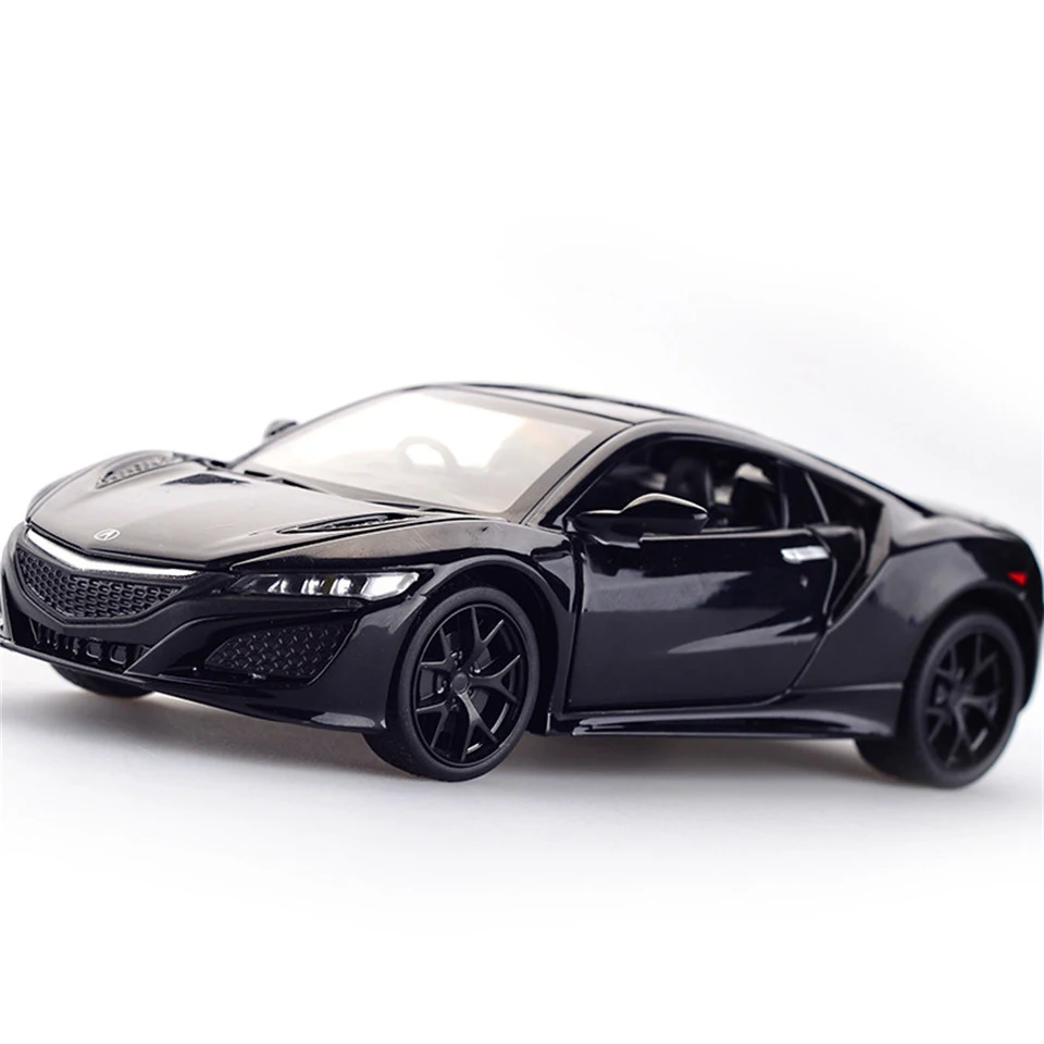 Горячая литая модель автомобиля 1:32 Acura NSX мигающий Звук Детская Металлическая